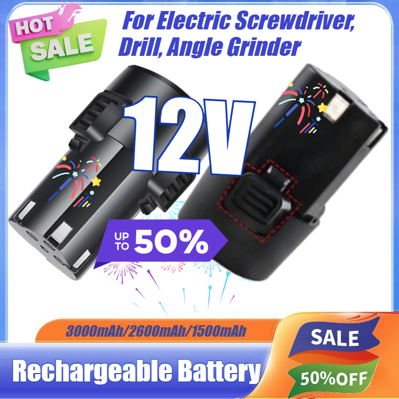 Power Tools Universal Battery - New 12V 1500mAh-3000mAh Universal Rechargeable Lithium-ion