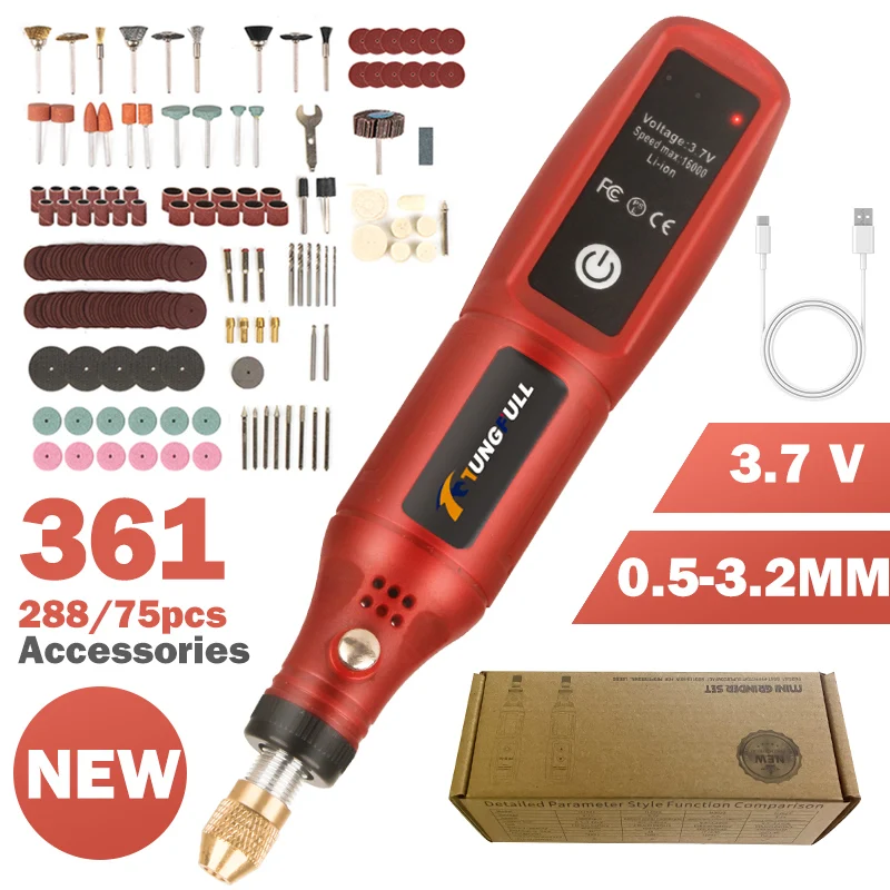 Power Tools Brand - USB Rechargeable Cordless Engraving Pen Wireless