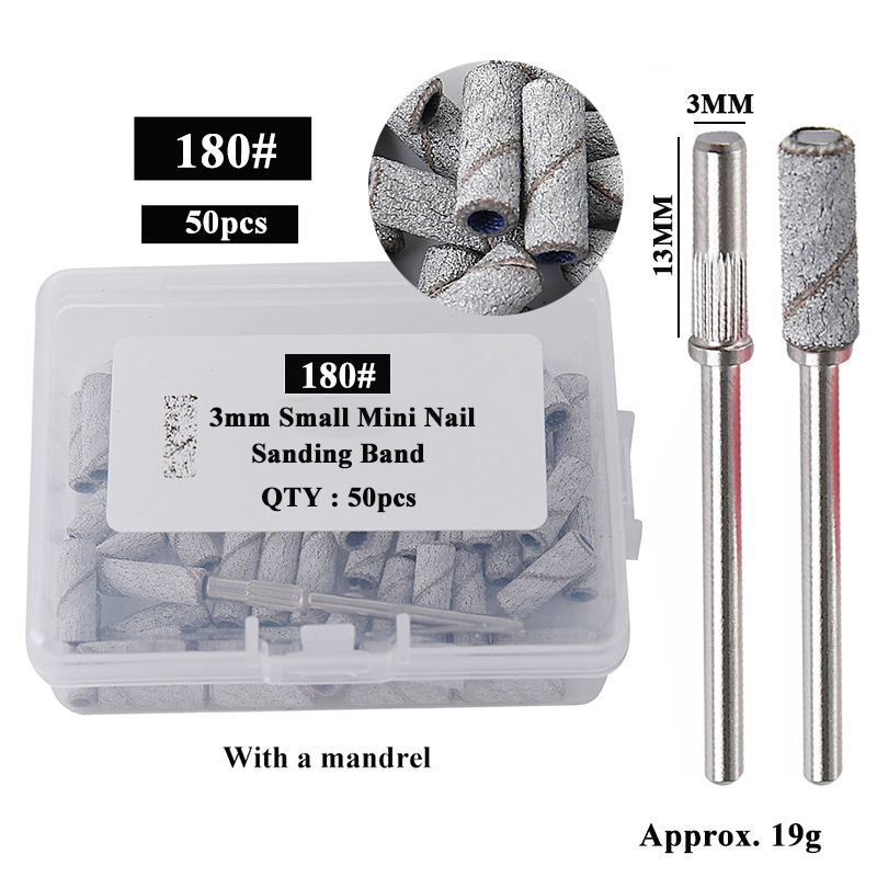 Power Toolbox - 50pcs/box 3mm Mini Sanding Bands with