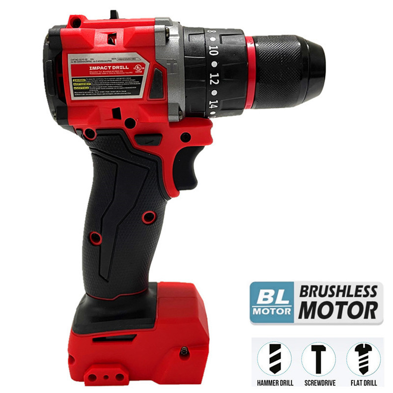 Power Tools Hammer - For Milwaukee 18V/20V Battery Cordless Impact