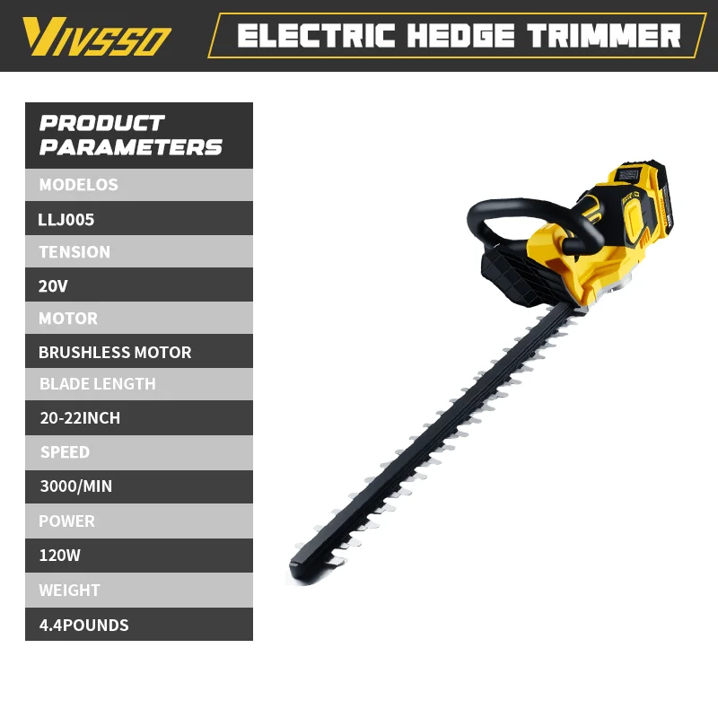 VIVSSO Cordless Electric Hedge - Power Tools Dewalt review and price