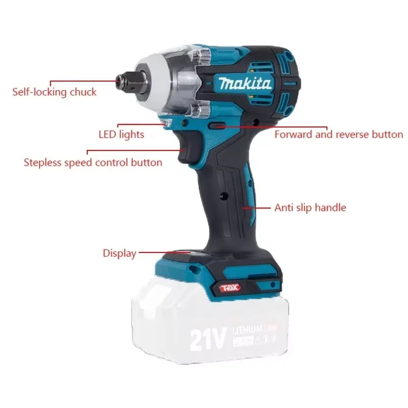 Makita TW004G 630N.m Brushless - Power Tools Universal Battery review and price