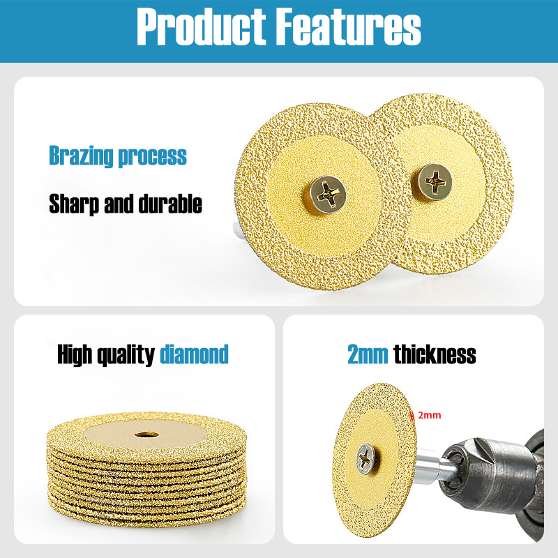 40mm Braze Diamond Saw Blade M - Power Tools Brand review and price